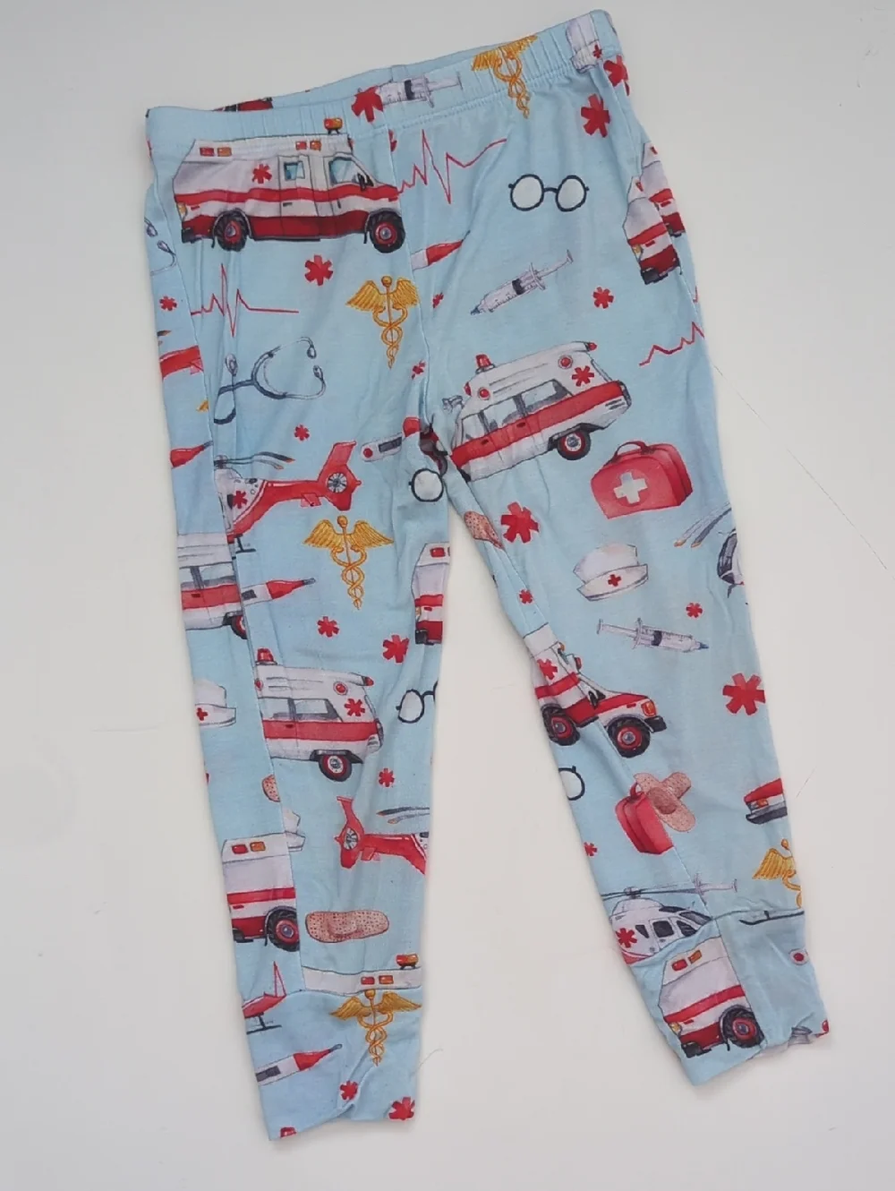 Posh Peanut  2Pc Pajama Set First Aid & Emergency Services Pattern Size 3T-4T